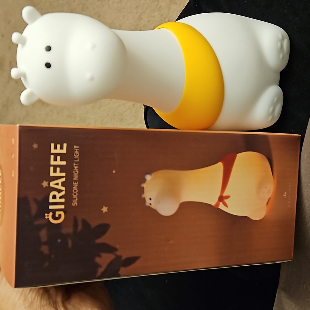 Cute silicone night light